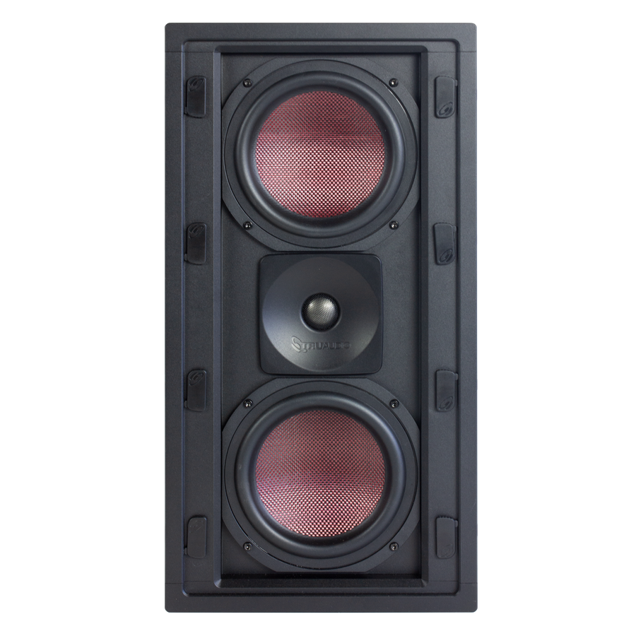 Elite Series In-Wall LCR Speaker, Two 6.5" Carbon Fibre Woofers, 1" Tweeter