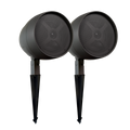 Pair of 6.5" Satellite Speakers for UltraScape12 system, brown