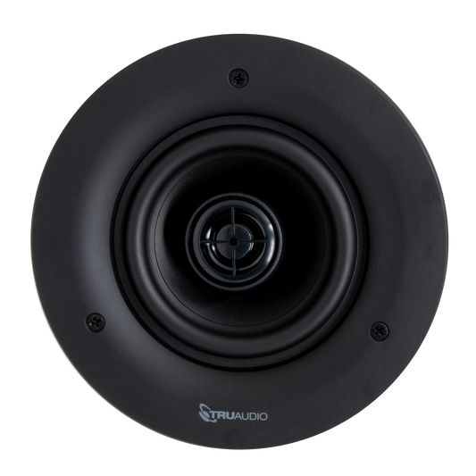 LFR 4" High Output Round 2-Way In-Ceiling Frameless Speaker, Poly Woofer, 1/2" PEI Tweeter, 5-50W, 8 ohm
