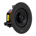 LFR 4" High Output Round 2-Way In-Ceiling Frameless Speaker, Poly Woofer, 1/2" PEI Tweeter, 5-50W, 8 ohm