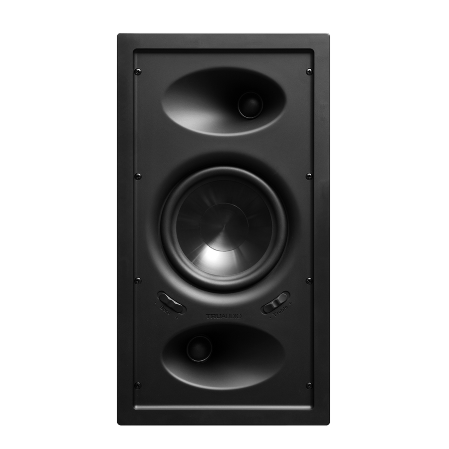 Ghost HT 6.5" Surround In-Wall Speaker, Injected Poly Woofer
