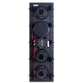 Elite Series In-Wall 3-Way Speaker, Four 6.5" Carbon Fibre Woofers, 1" Tweeter