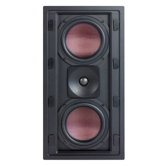 Elite Series In-Wall LCR Speaker, Two 6.5" Carbon Fibre Woofers, 1" Tweeter