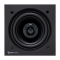 LFS 4" High Output Square 2-Way In-Ceiling Frameless Speaker, Poly Woofer, 1/2" PEI Tweeter, 5-50W, 8 ohm