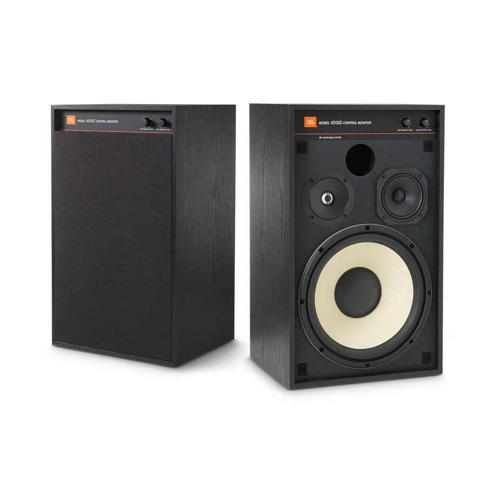 JBL 4312GBLK 12-inch 3-way Studio Monitor Bookshelf Loudspeaker (pair)