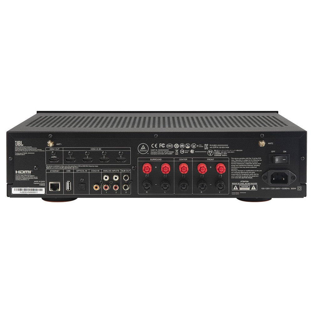 JBL MA510 5.2 Channel 8K AV Receiver - Espresso