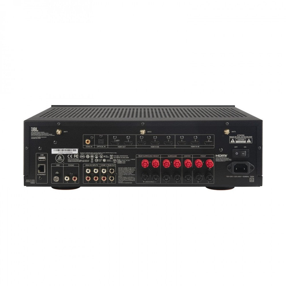 JBL MA7100HP 7.2 Channel 8K Class D AV Receiver - Espresso