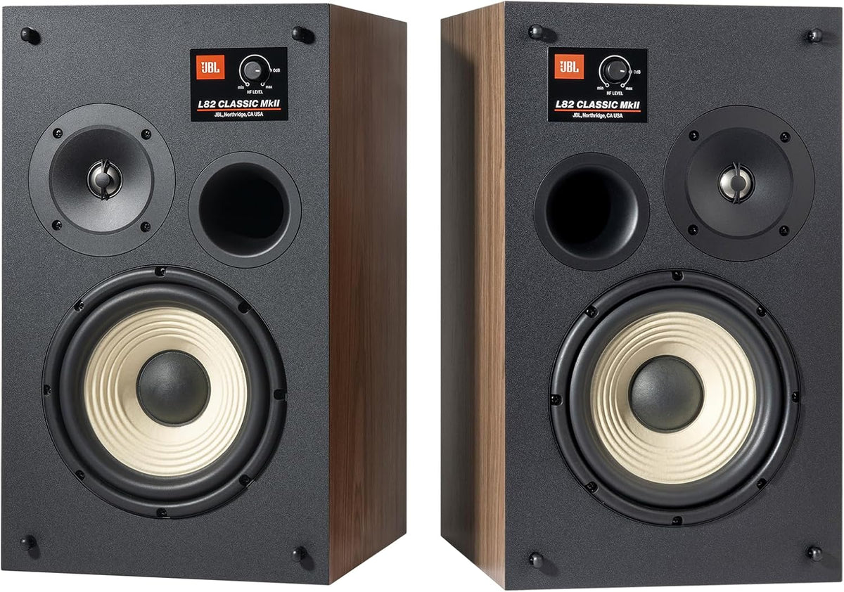 JBL L82 Classic MKII 8&quot; (200mm) 2-way Bookshelf Loudspeaker with Orange Grill (pair)