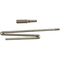 Silver metal Z Tip male threaded connector for wire retrieval in tight spaces.