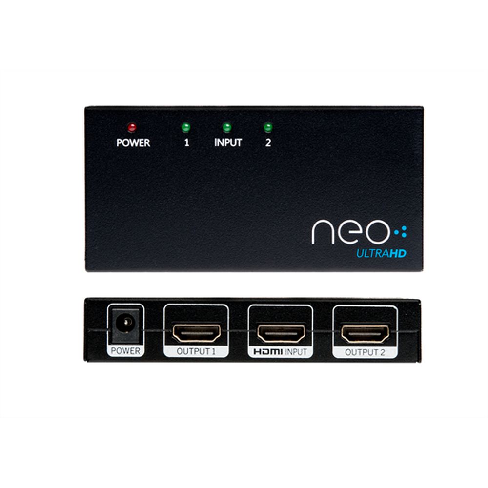 Pulse-Eight HDMI 1:2 Splitter, HDCP 2.2 and 6Gbps Support