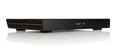 Black Arcam ST5 streamer with a sleek, minimalist design and a digital display showing "ARCAM ST5".