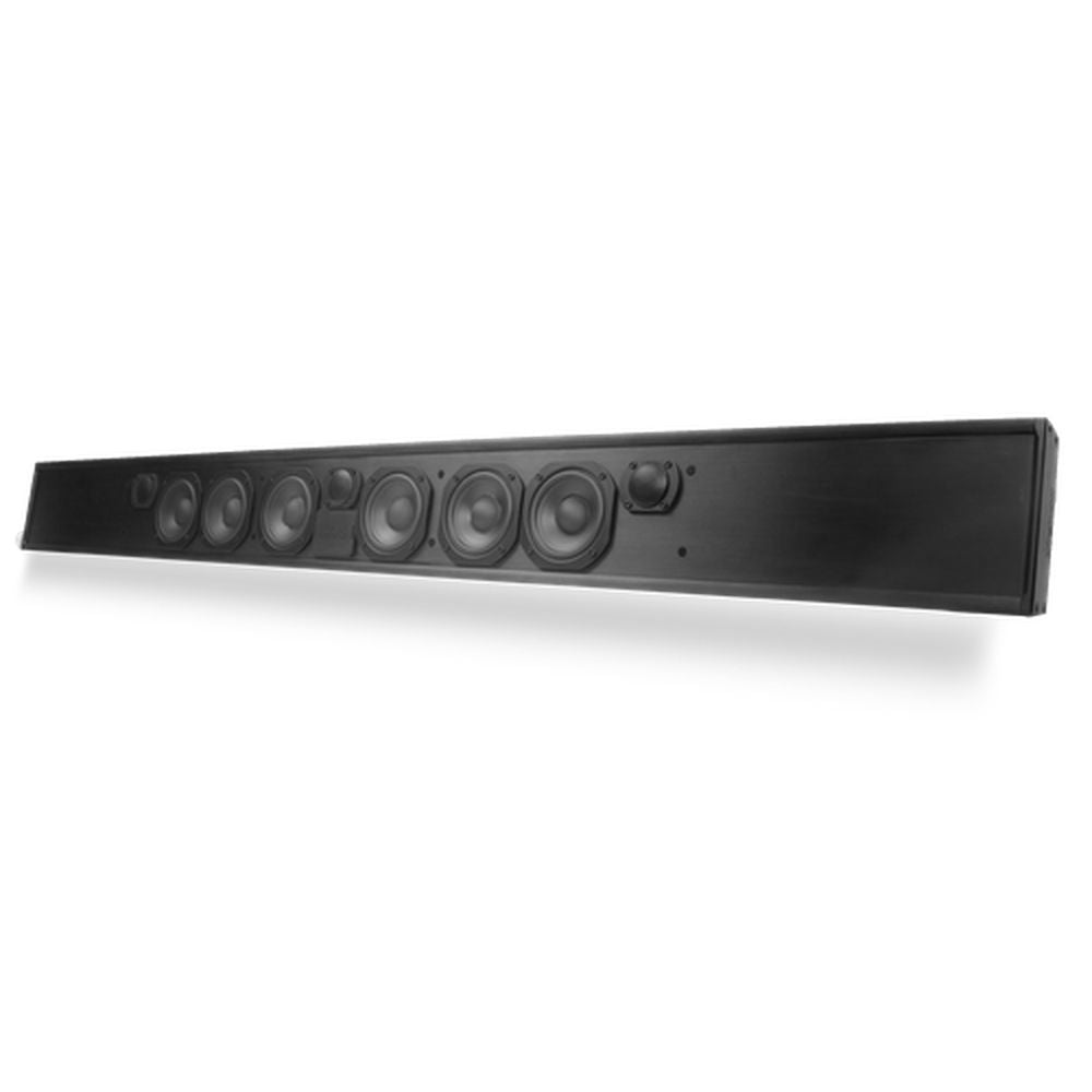 TruAudio Custom Length Passive LCR Soundbar 4.5&quot; Poly Woofers - Fits 42-62&quot; TV