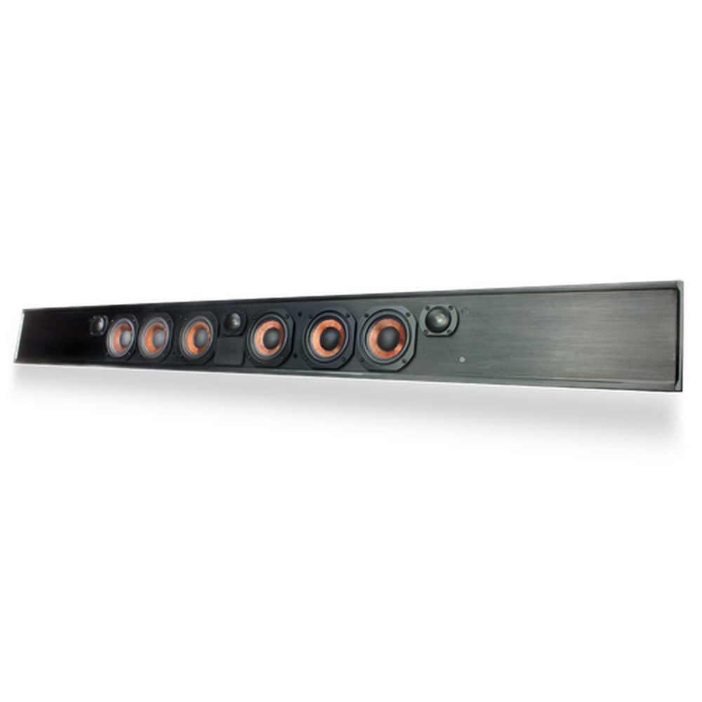 TruAudio Custom Length Passive LCR Soundbar. 4.5&quot; Carbon Woofers - Fits 42-62&quot; TV