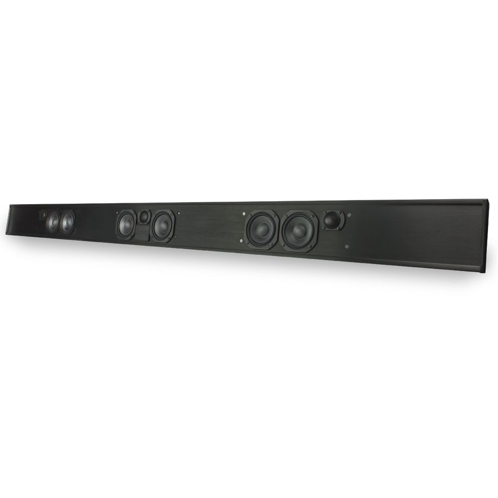 TruAudio SB-CUSTOM-LC Custom LCR Soundbar with Carbon Woofers - fits 65&quot;-90&quot; TV